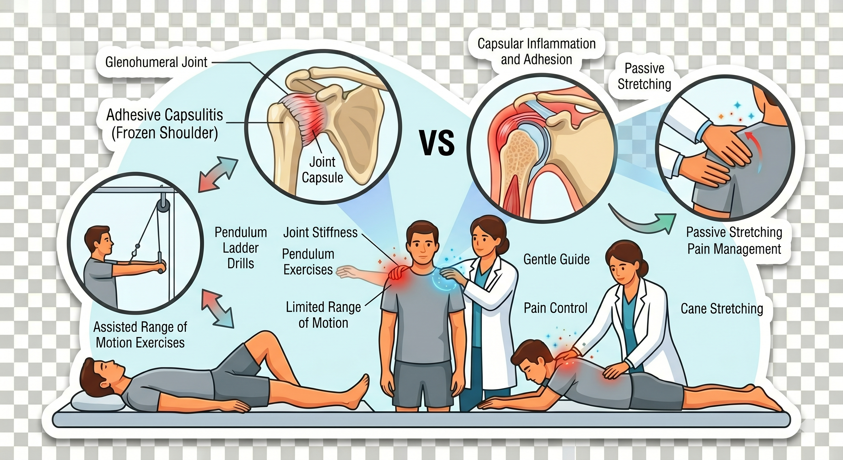 Frozen shoulder physiotherapy treatment in Patna