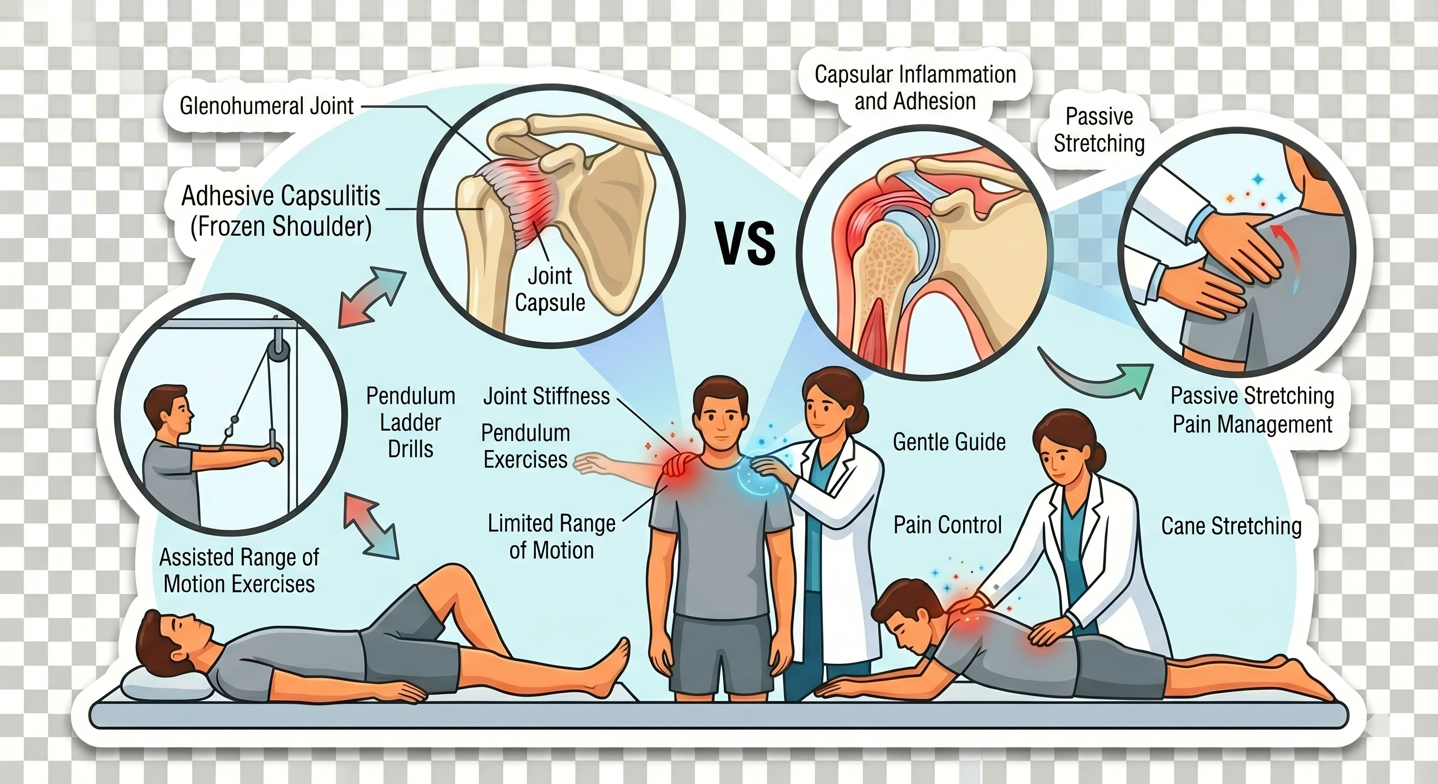 Frozen shoulder physiotherapy treatment in Patna