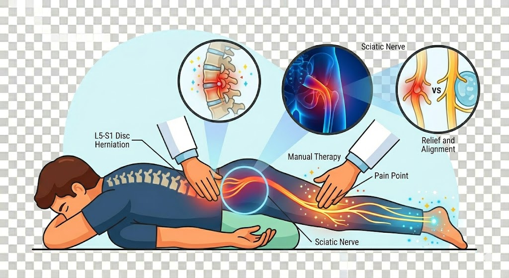 Sciatica pain physiotherapy treatment in Patna
